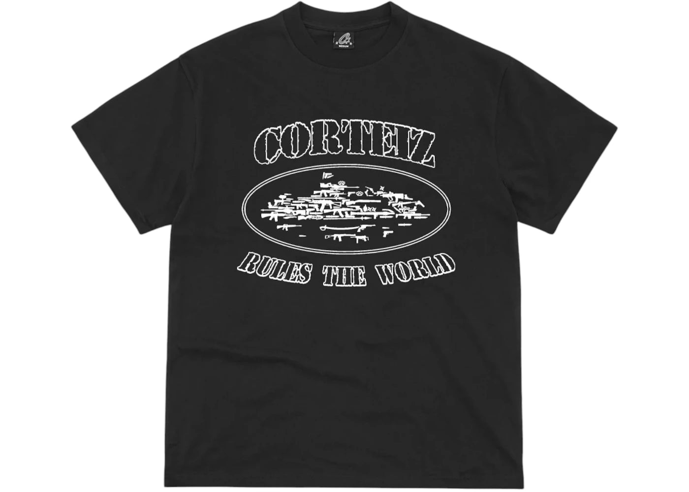 Corteiz OG Artillery Tee Black - CORT-COOATBXX-MULTI