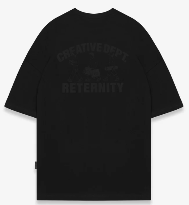 CREATIVE DEPT LOGO T-SHIRT - BLACK - 1001251030