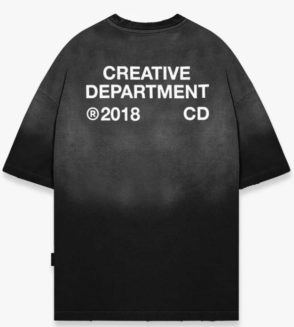 CREATIVE DEPT T-SHIRT - FADED BLACK - 1002241020