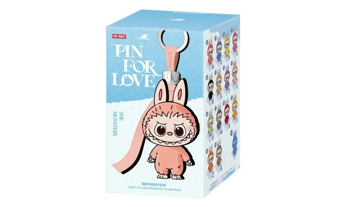 Pop Mart Labubu The Monsters Pin for Love Series Vinyl Plush Pendant (N-Z) - PM-PMLTMPB-MULTI