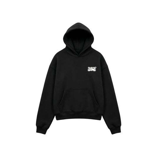 Three52 352 BLACK HOODIE