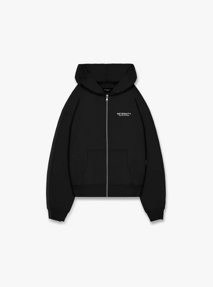 CREATIVE DEPT ZIP-HOODIE BLACK - RETCDZHB6454