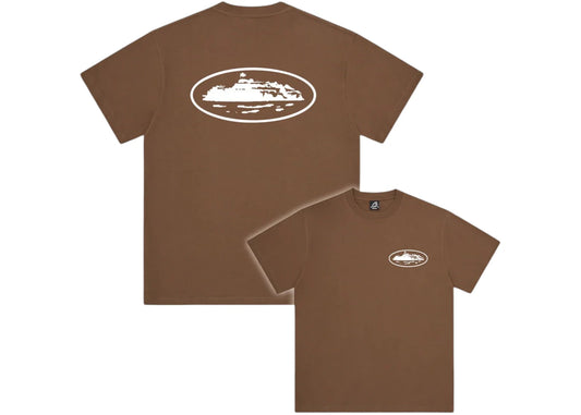 Corteiz OG Island T-shirt Brown - CORT-COOITBXX-MULTI