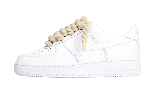 Air Force 1 White Rope Laces Creme - THREE52RL