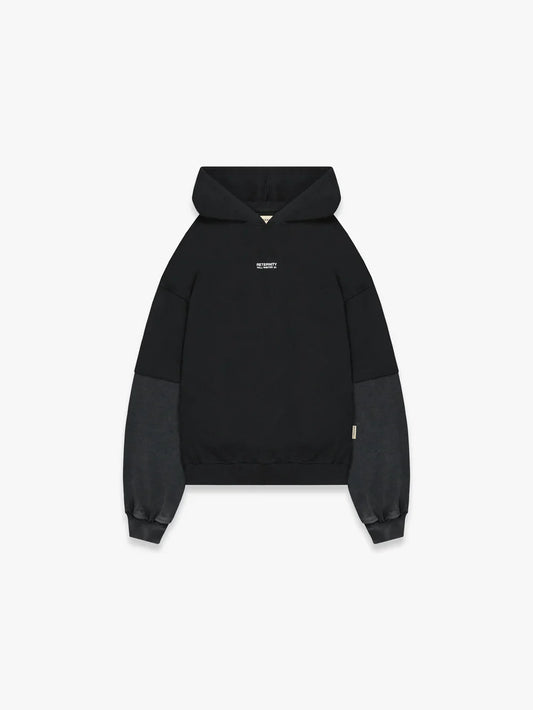 DOUBLE SLEEVE HOODIE - WASHED GREY - RETERDSHWG