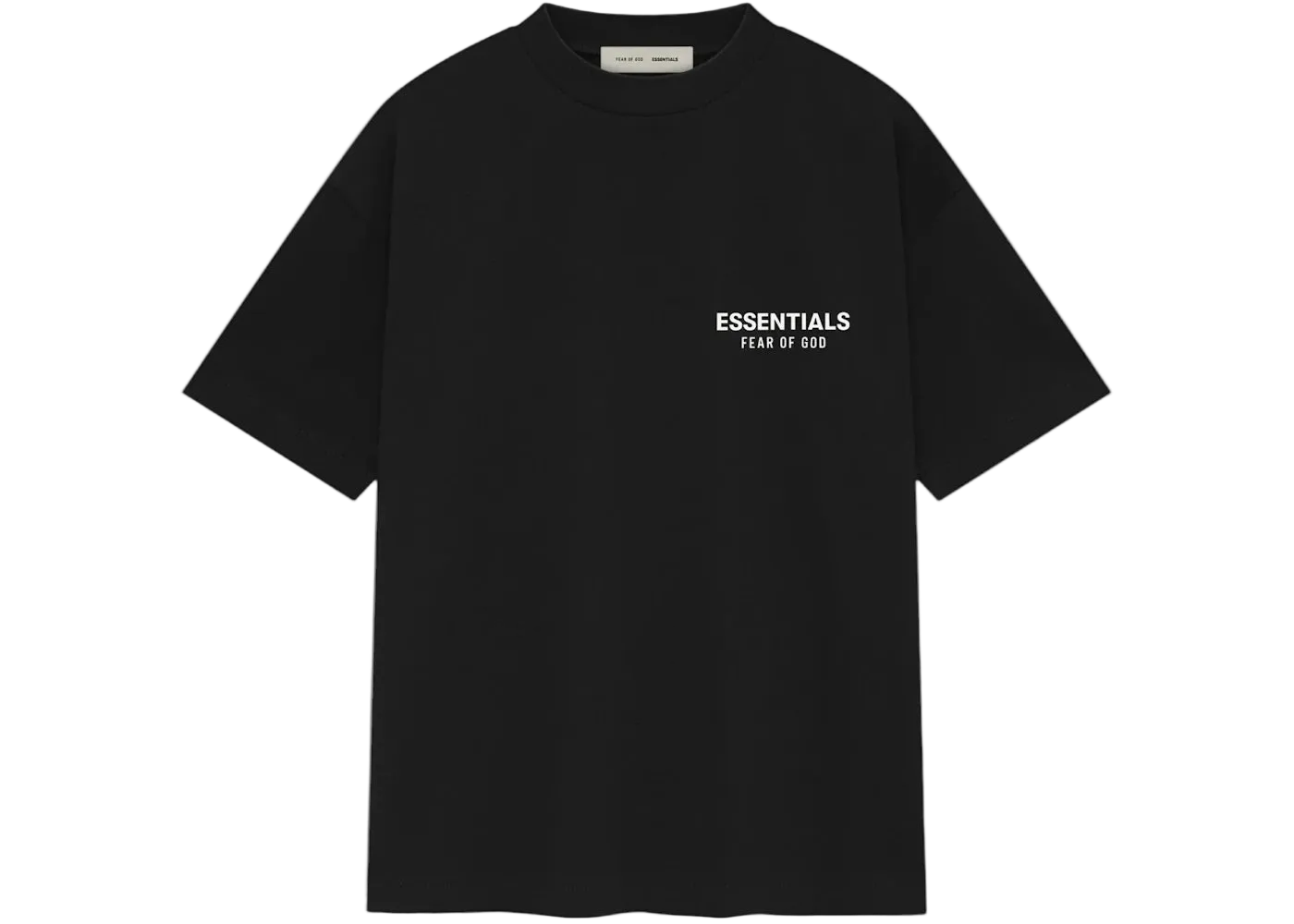 Fear of God Essentials Classic Fit S/S T-Shirt Black - 125AS254190F