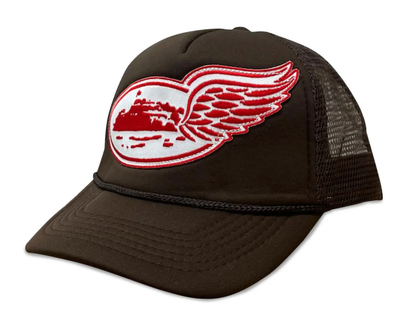 Corteiz Alcatraz Wing Trucker Hat Brown - Corteiz Alcatraz Wing Trucker Hat Brown