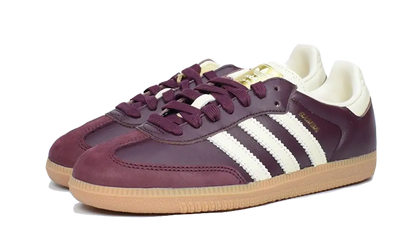 Adidas Adidas Samba OG Maroon Gold Metallic - ID0477