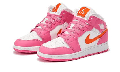 Air Jordan Air Jordan 1 Mid Pinksicle Safety Orange - DX3240-681