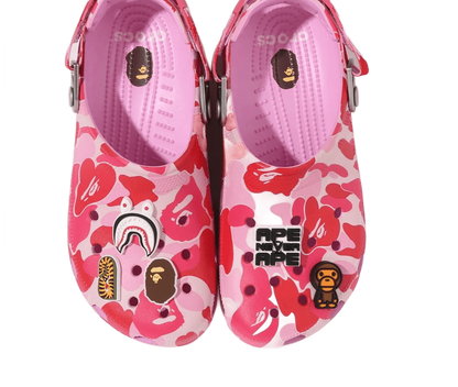 Classic Clog A Bathing Ape ABC Camo Pink - 209627-6I2