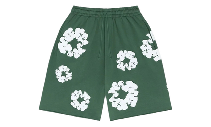Denim Tears The Cotton Wreath Shorts Green - DT-DTTCWS-GREEN