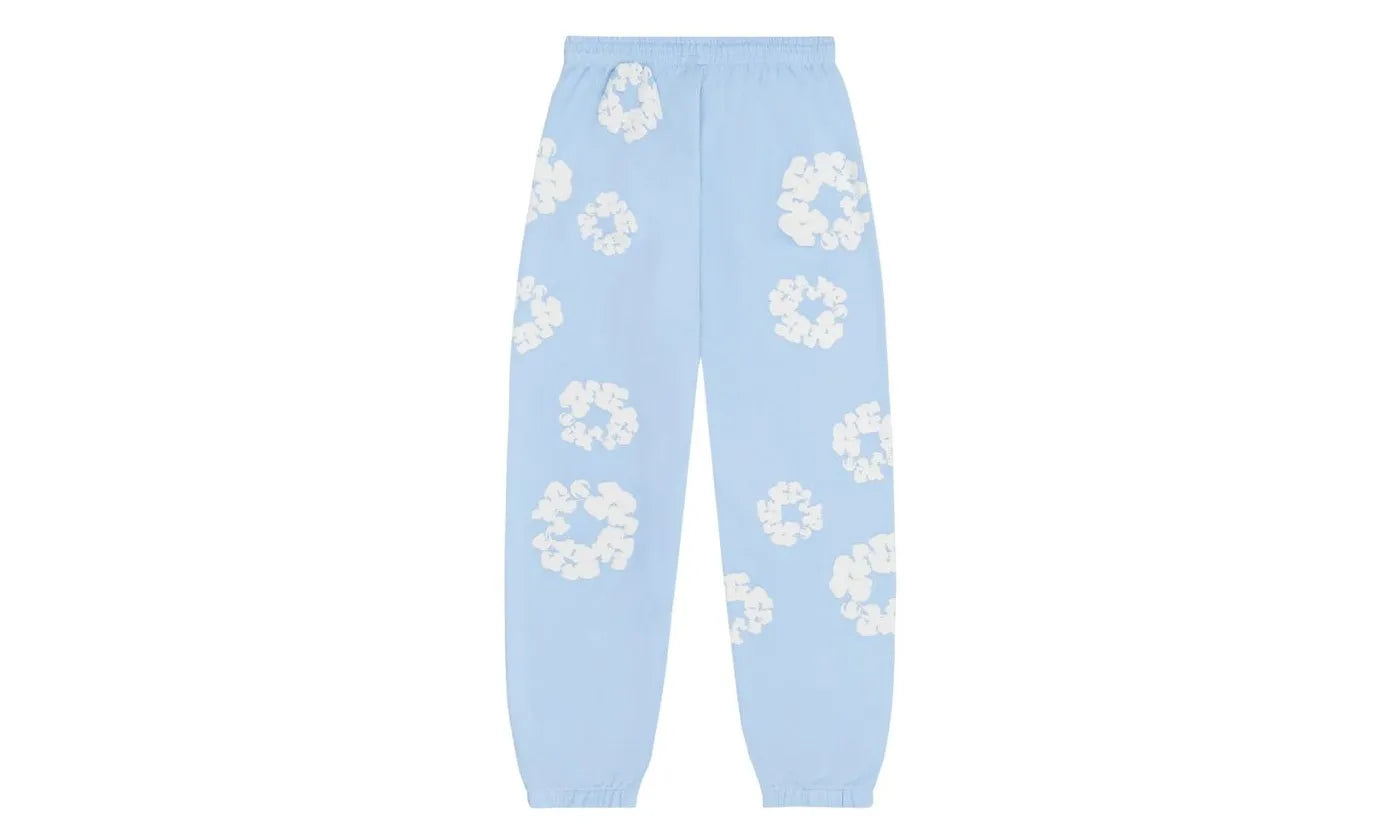 Denim Tears The Cotton Wreath Sweatpants Powder Blue - DT-DTTCWS-POWDERBLUE